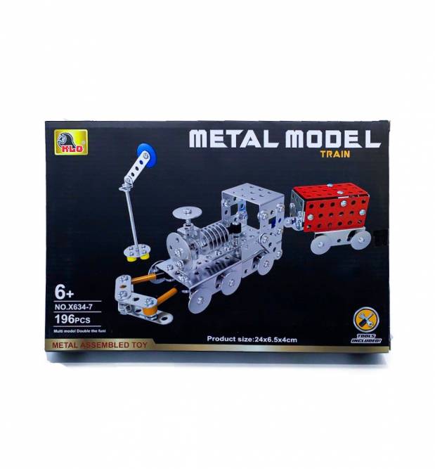 

Конструктор Metal Mode металлический поезд No X634 7 196 деталей