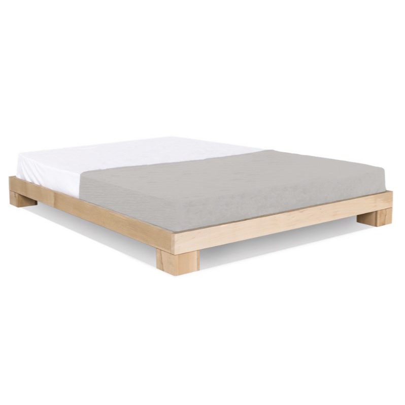 

Кровать двуспальная из массива дерева бук 160*200 Cube Натуральный Woodman без матраса