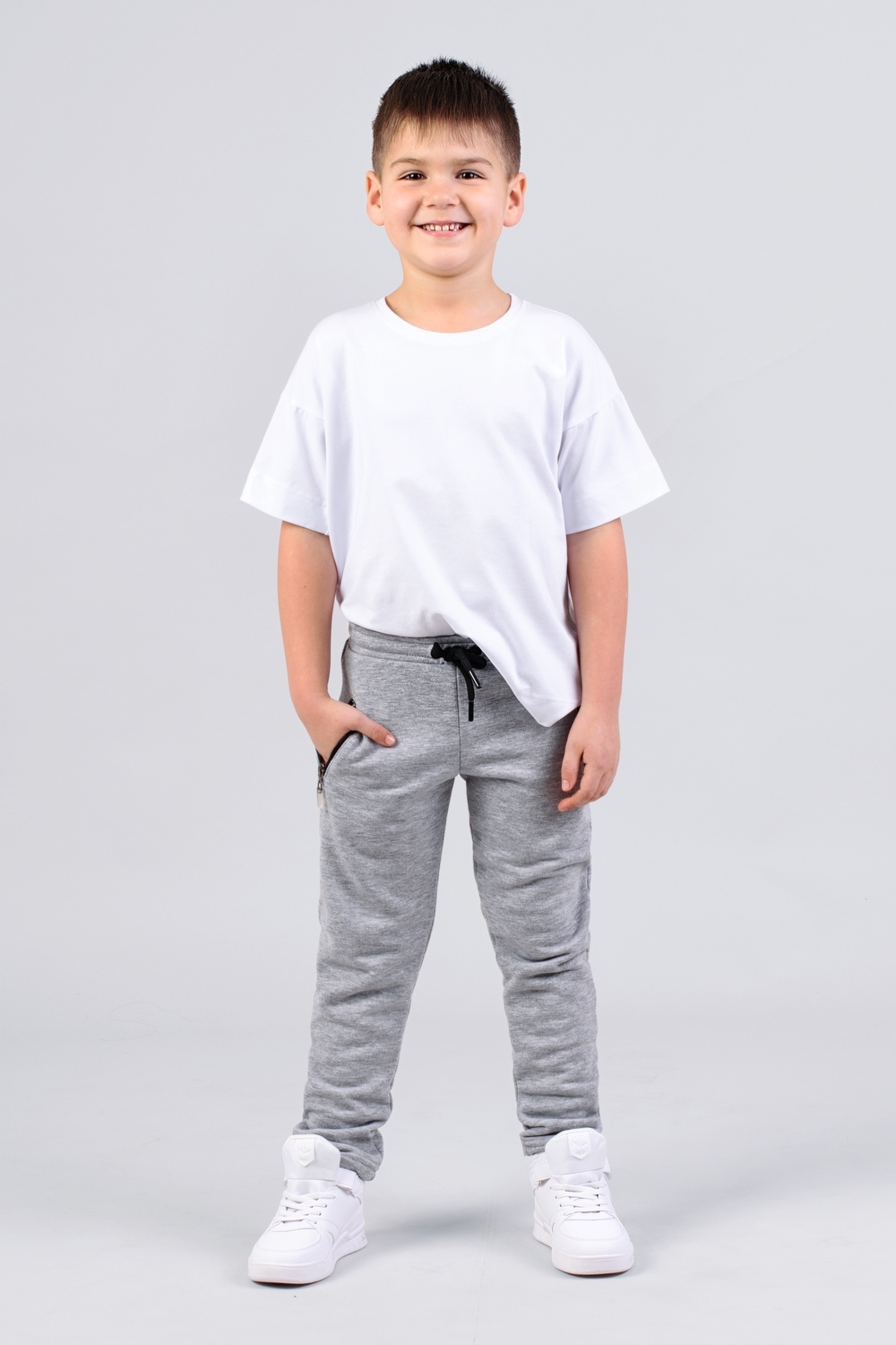 

Спортивные брюки для мальчика Zironka Z1-28-0016-3 146 см Серый