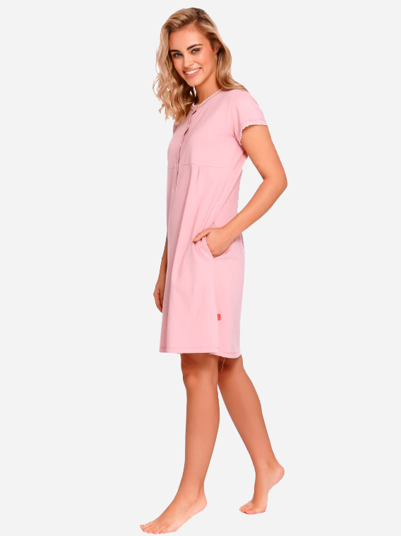 

Ночная рубашка для беременных и кормящих мам Dobranocka TCB.4242 XL Papaya