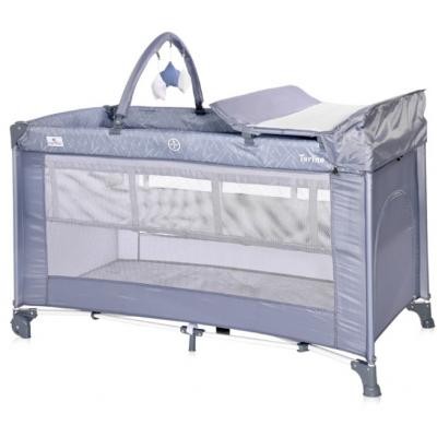 

Детский манеж Bertoni/Lorelli TORINO 2L+ silver blue
