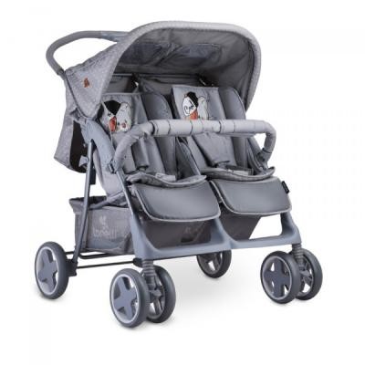 

Коляска Lorelli TWIN grey cool cat (TWIN- grey cool cat)