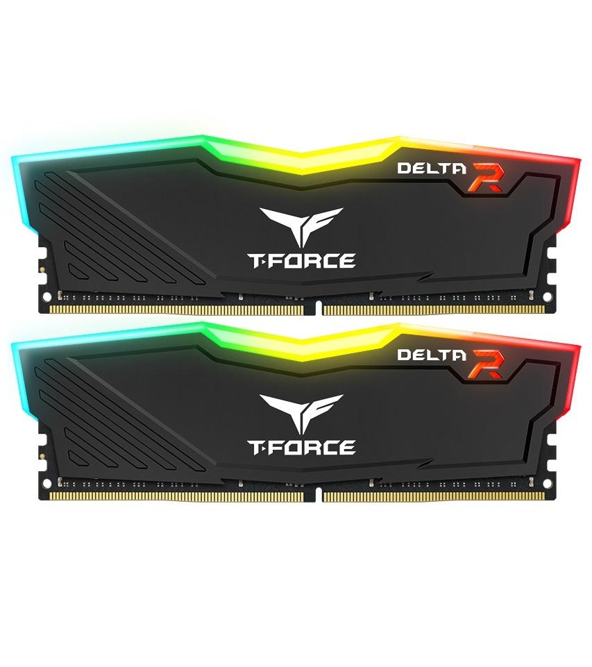 

Модуль памяти Team DDR4 32gb (2x16GB) 3200 T-Force Delta Black RGB (TF3D432G3200HC16CDC01)