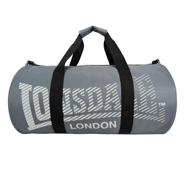 

Спортивная сумка Lonsdale Barrel Bag Charcoal/Grey