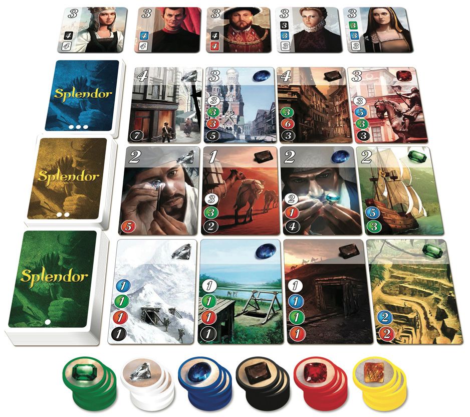 

Настольная игра Asmodee Роскошь (Splendor)