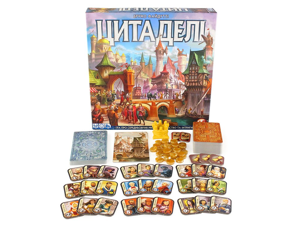

Настольная игра Asmodee Цитадели Делюкс (укр) (Citadels Deluxe (ukr))