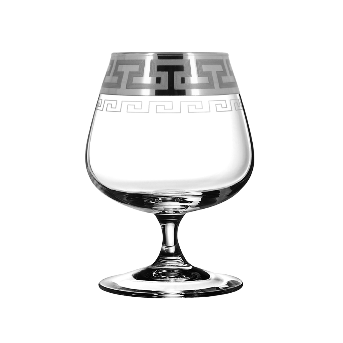 

Набор 6 бокалов для бренди "Эдем" с Греческим рисунком Гусь Хрустальный 410 мл (SE03-1812)