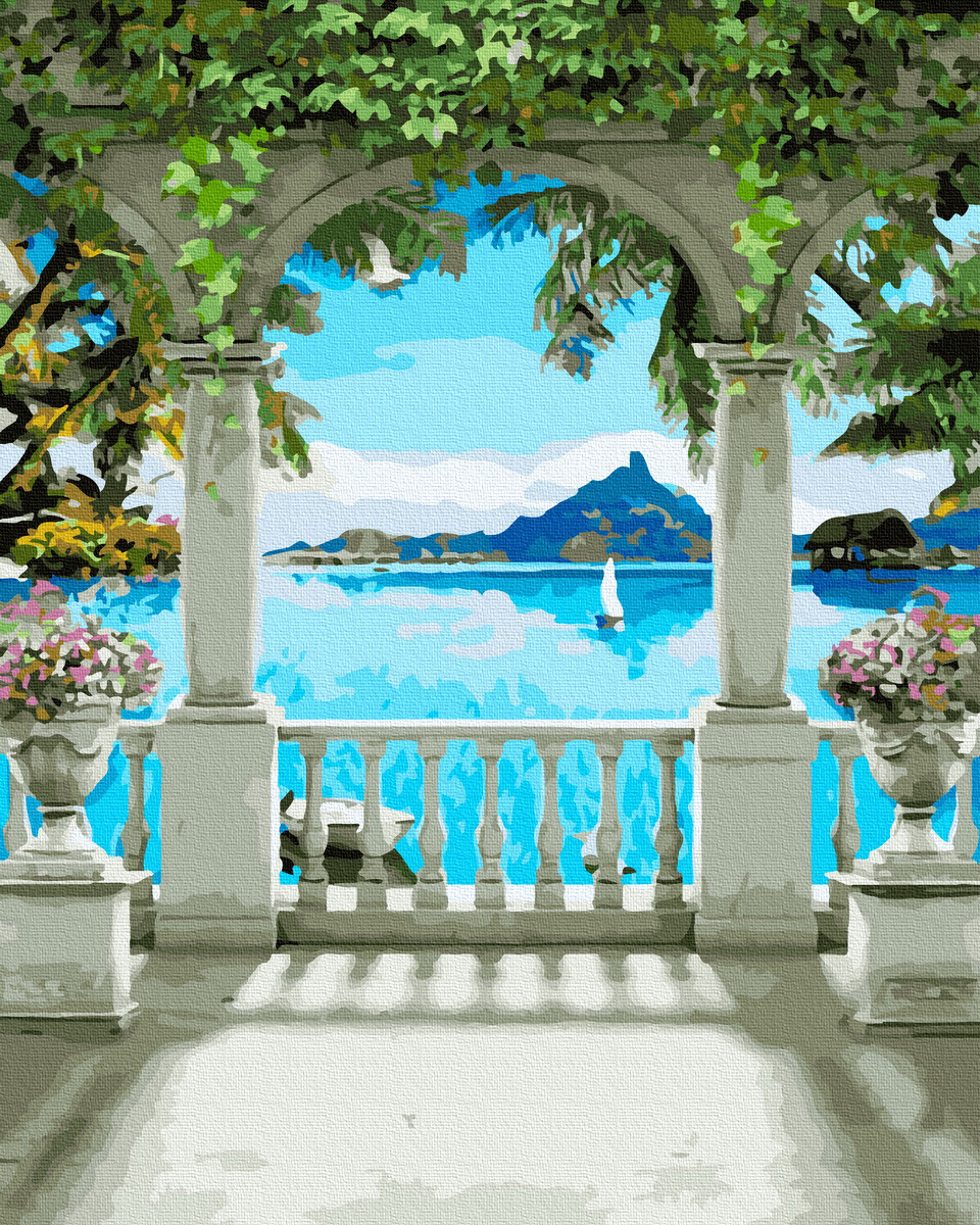 

Картина по Номерам Арка у моря 40х50см RainbowArt GX39435