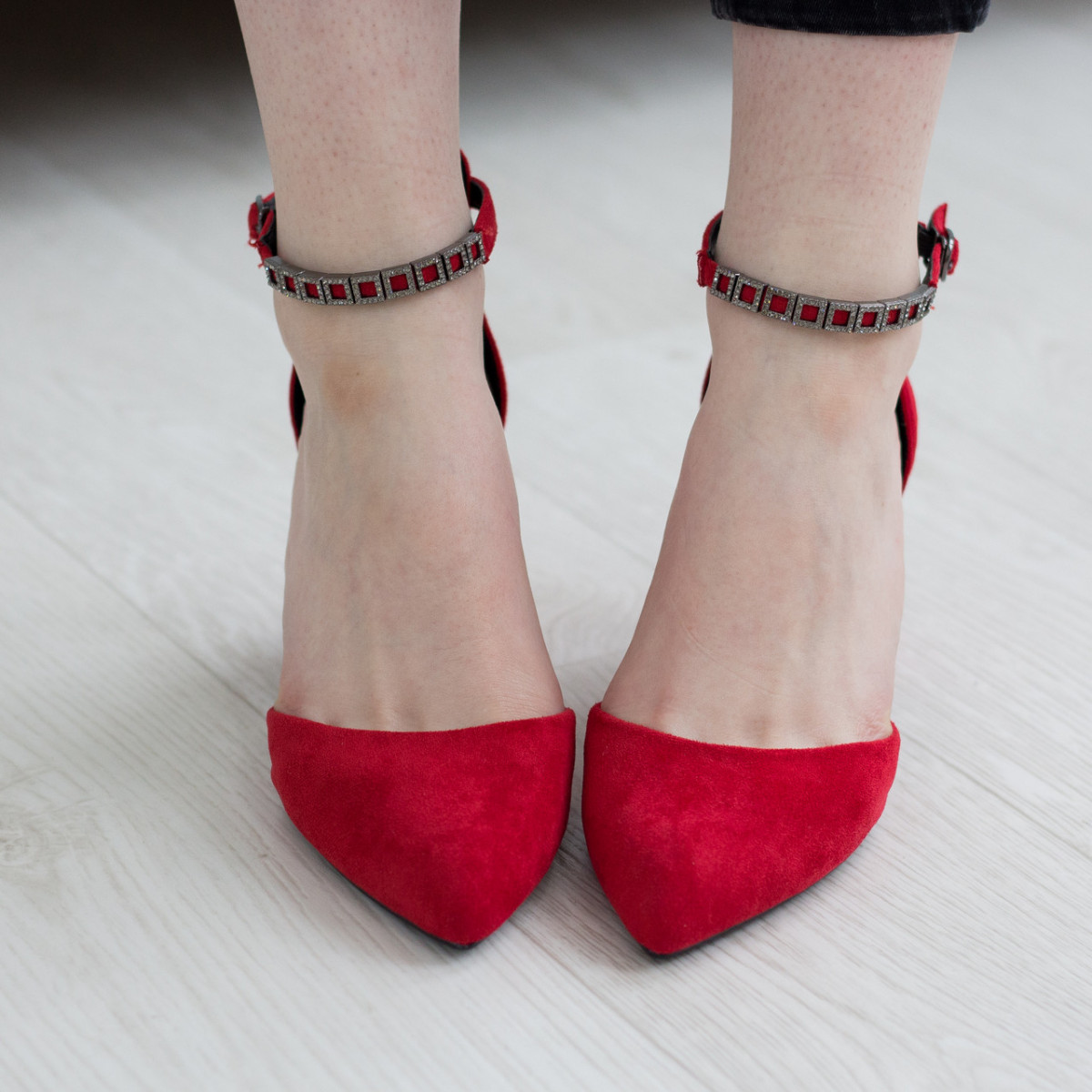 

Туфли женские Fashion Zada 2658 40 размер 25,5 см Красный