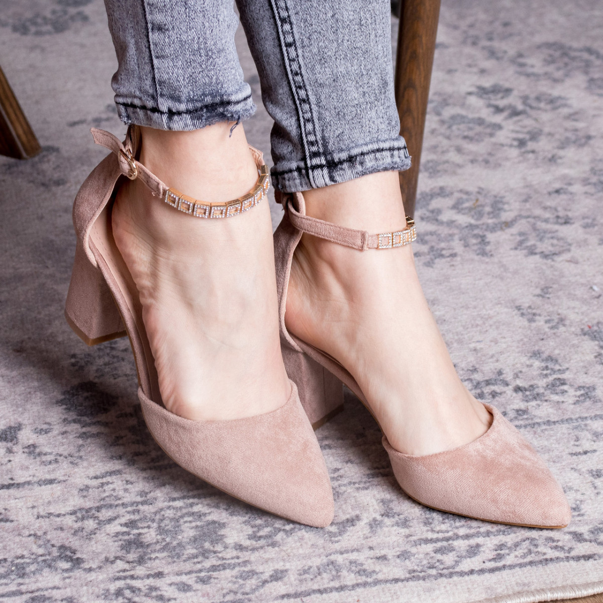 

Туфли женские Fashion Zada 2687 38 размер 24,5 см Бежевый