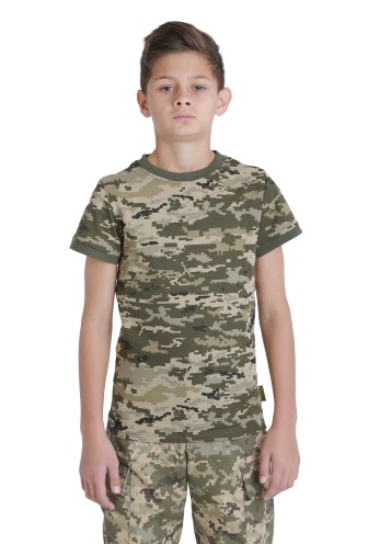 

Футболка детская ARMY KIDS камуфляж Пиксель 116 см