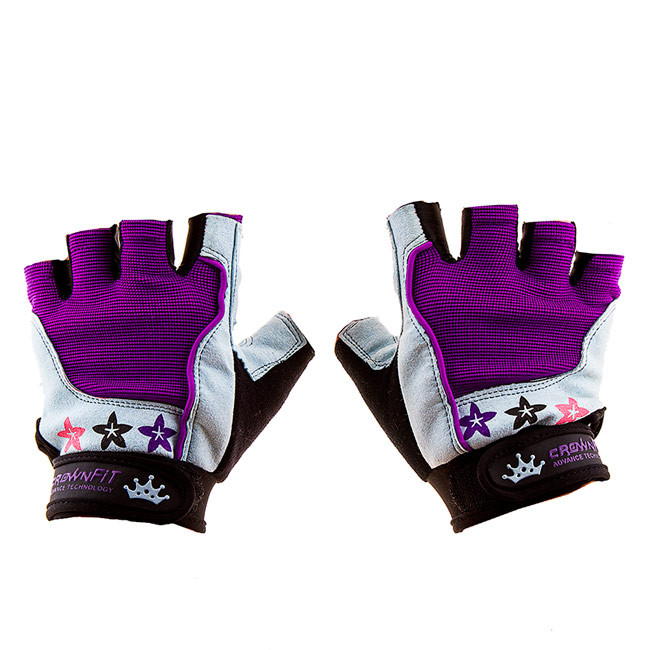 

Перчатки вело фитнес CrownFit RX-06 размер M фиолетовый