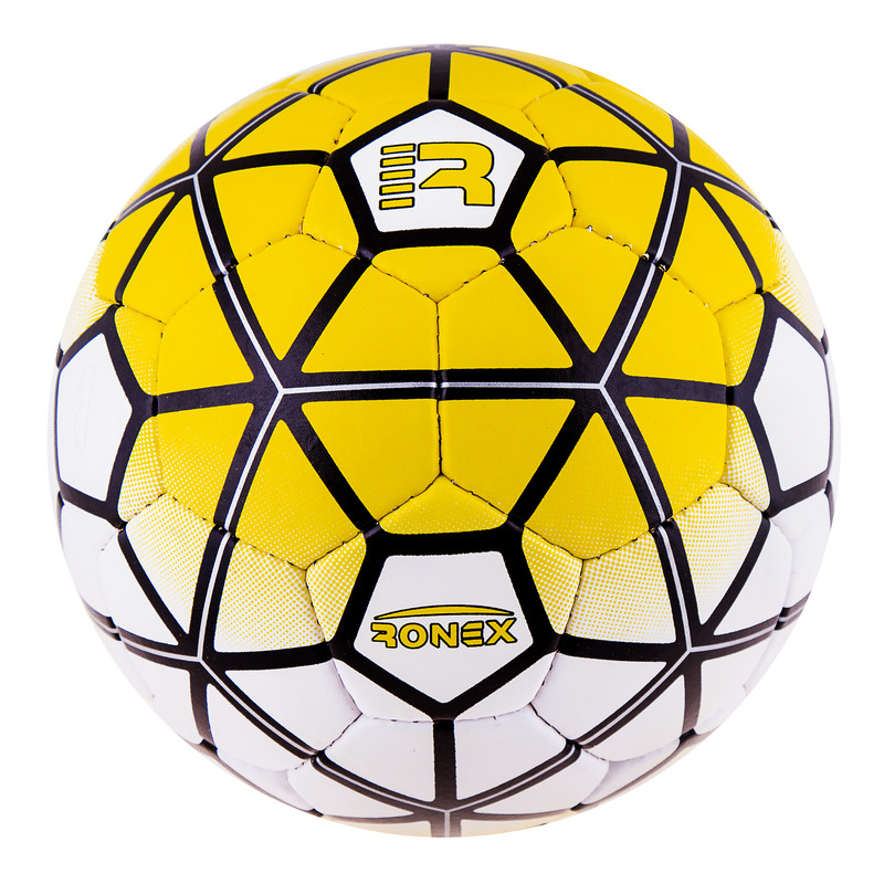 

Мяч футбольный Grippy Ronex PL ORDEM желтый