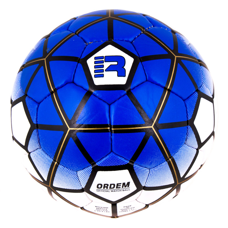 

Мяч футбольный Grippy Ronex PL ORDEM синий