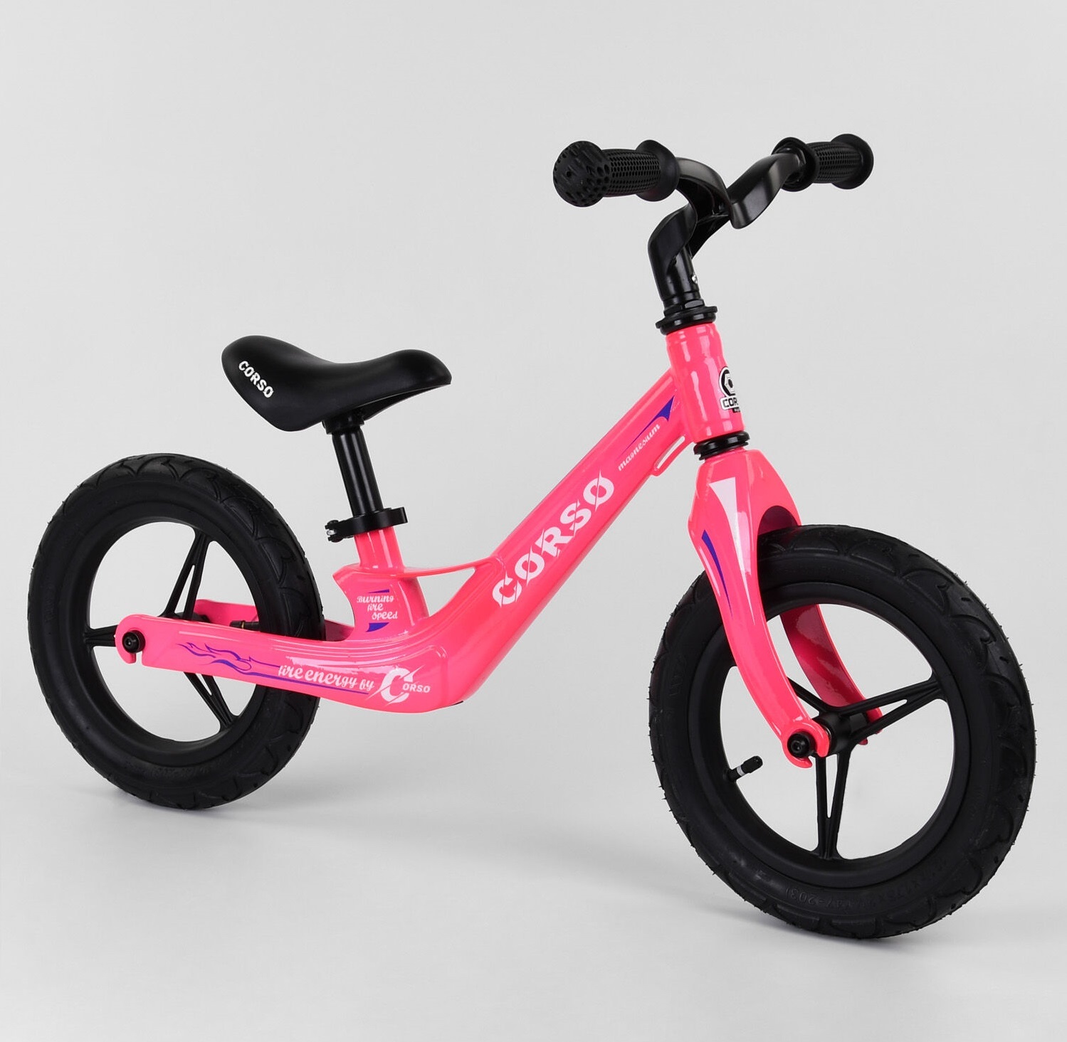 

Беговел Corso магнієва рама і кермо 46563 Pink (46563)