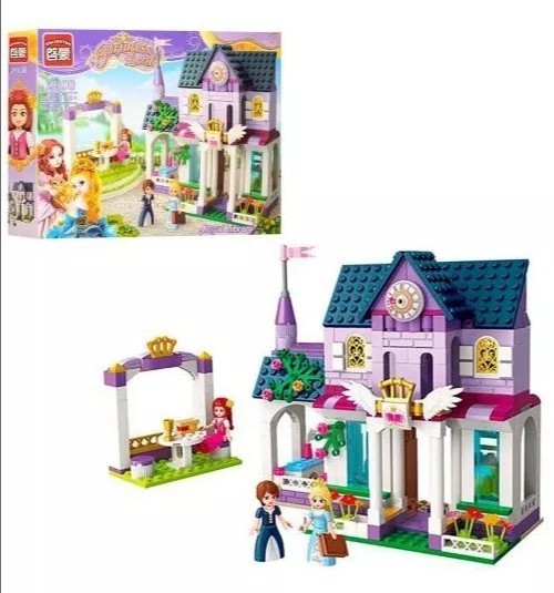 

Конструктор BRICK 2608 Библиотека принцессы, Фигурки, 422дет, 41-30,5-6,5 см