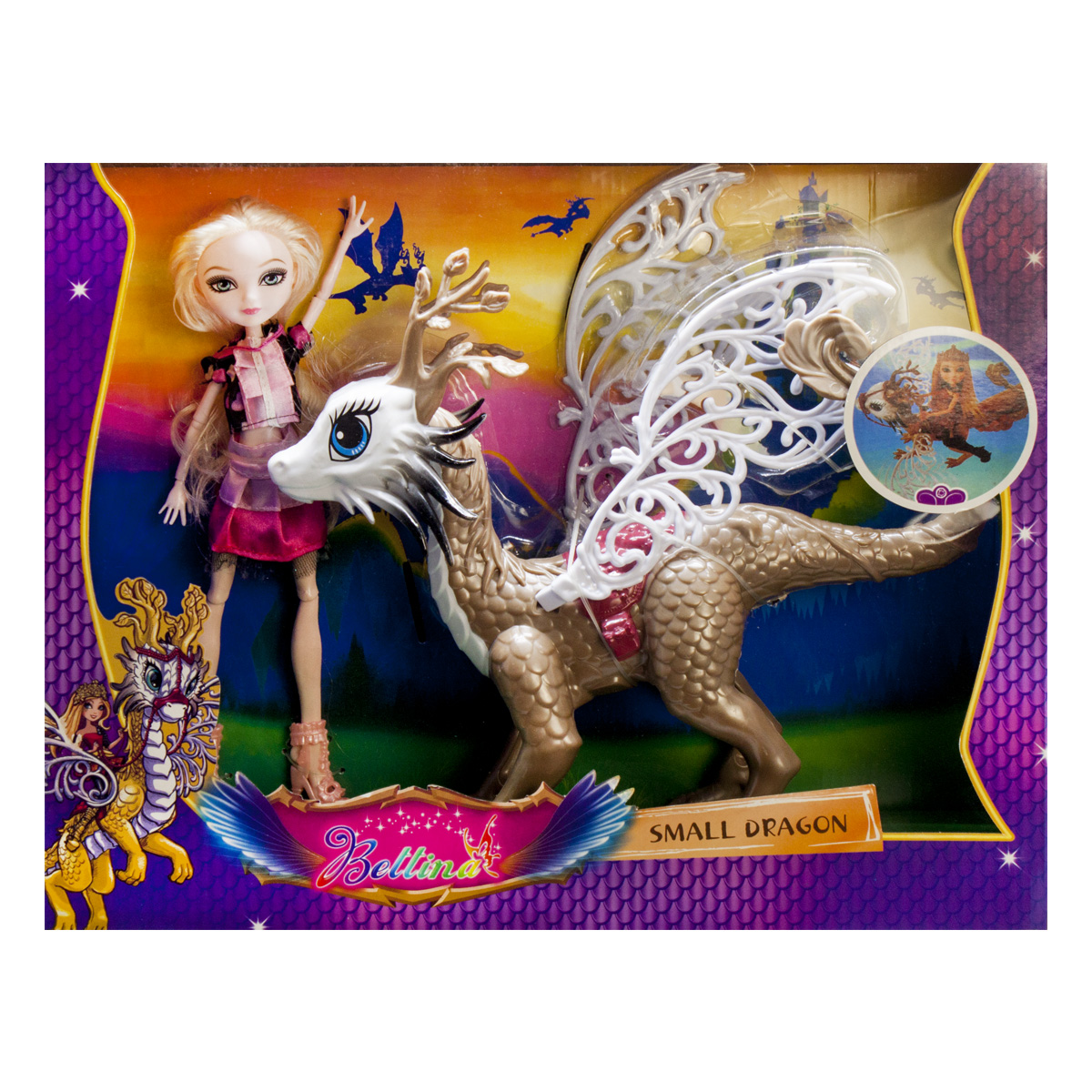 

Кукла Ever After High Эппл Вайт с драконом Бребеном Bettina (68008) (113015)