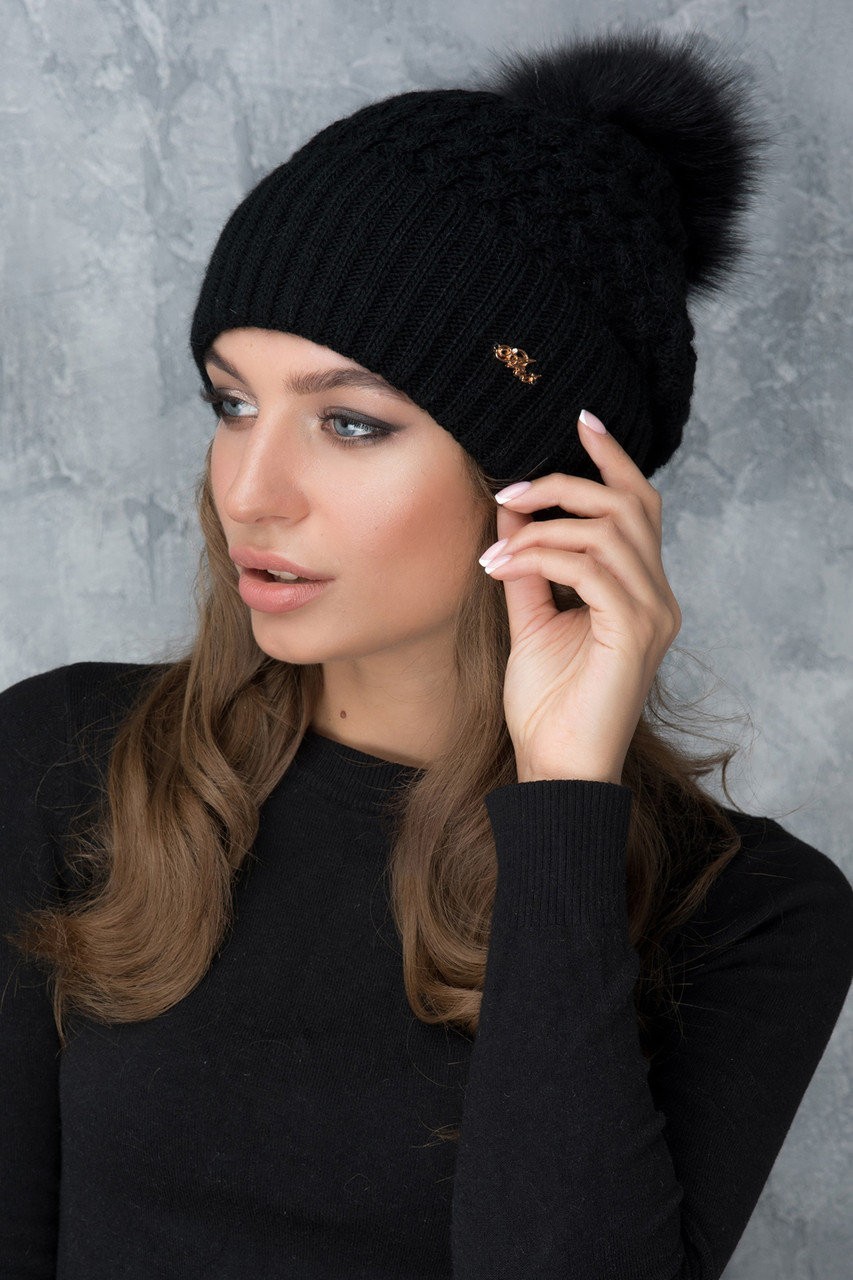 

Шапка Caramella Камила  Черная (Камила-1, Шапка Caramella Камила One Size Черная (Камила-1)