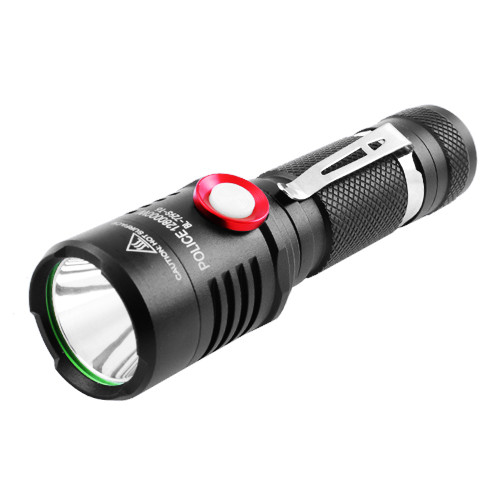 

Фонарь Police 729S-T6 ЗУ micro USB 1х18650 зажим Box