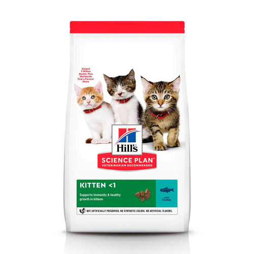 

Сухой корм Hills Science Plan Kitten для котят с тунцом, 1.5 кг