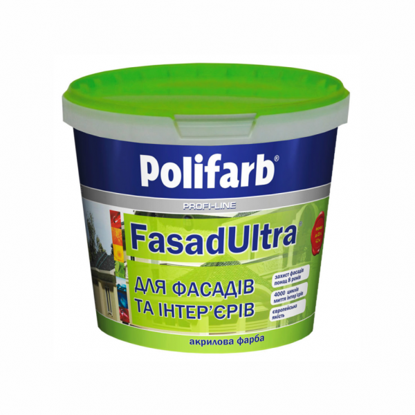 

Краска Polifarb FasadUltra 14кг