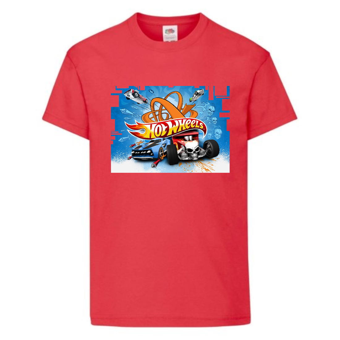 

Футболка детская Хот Вилс 001 (HotWheels) красная (HTW rd 001) 128 см