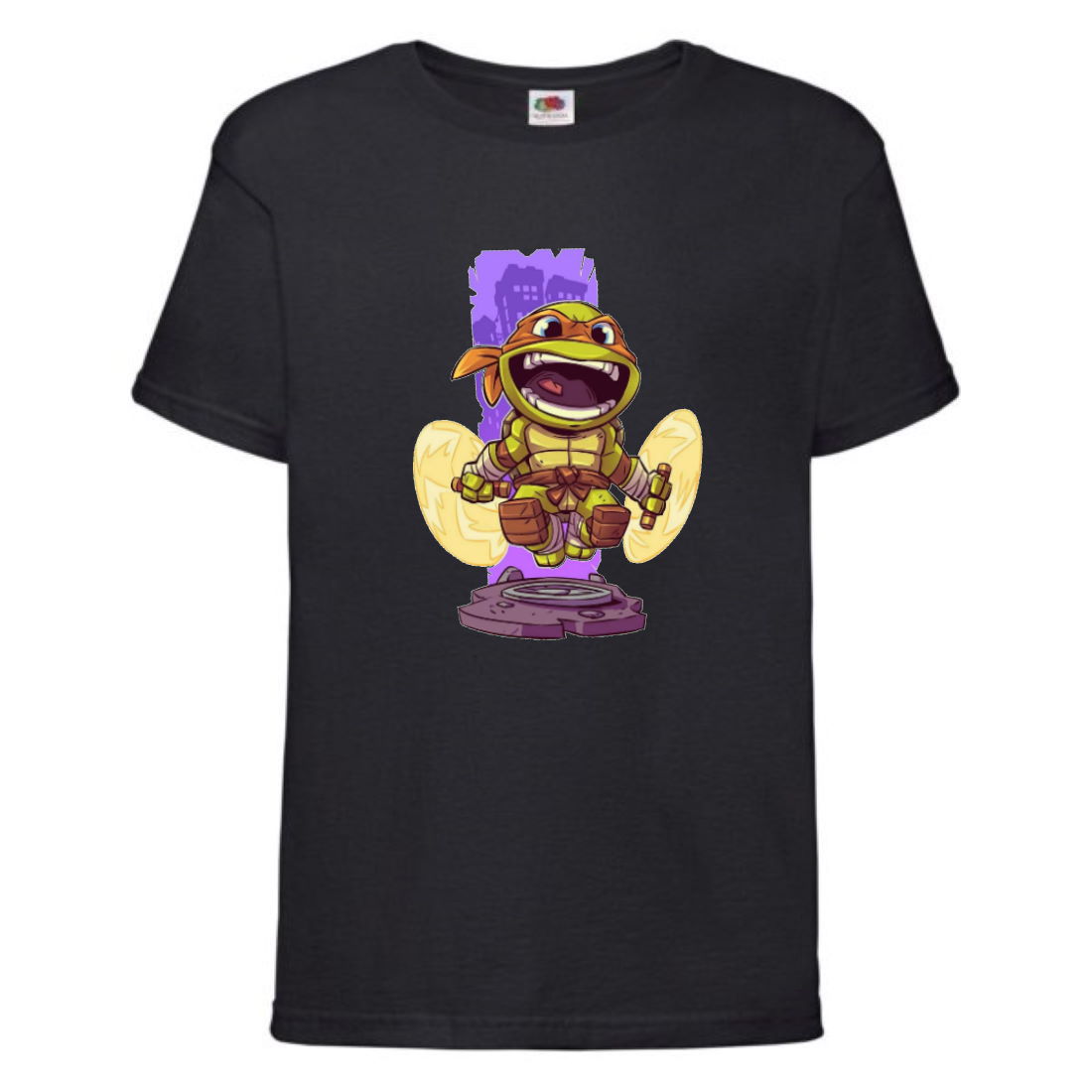 

Футболка детская Черепашки Ниндзя 0015 (Ninja Turtles) черная (NTS blc 0015) 128 см