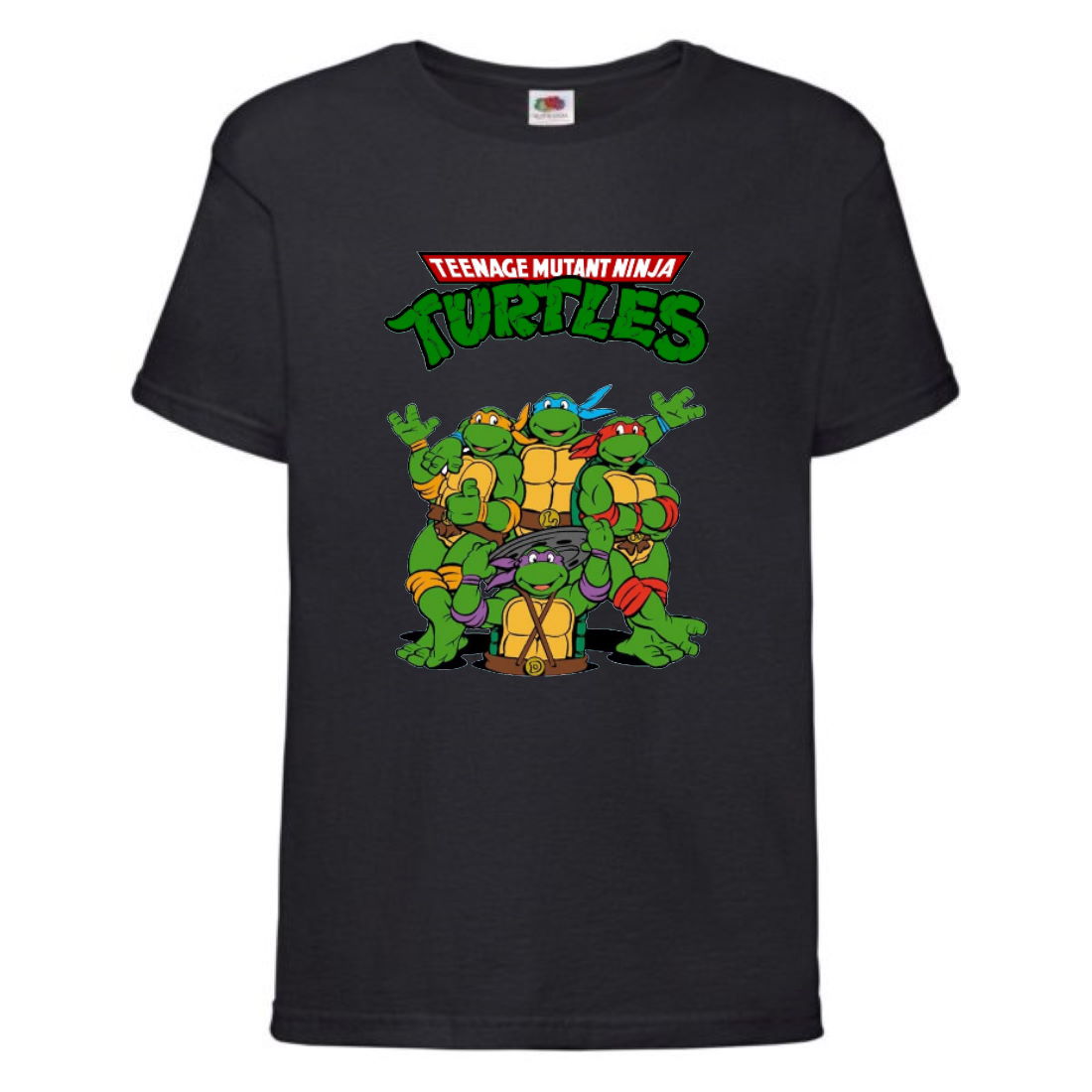 

Футболка детская Черепашки Ниндзя 0019 (Ninja Turtles) черная (NTS blc 0019) 140 см
