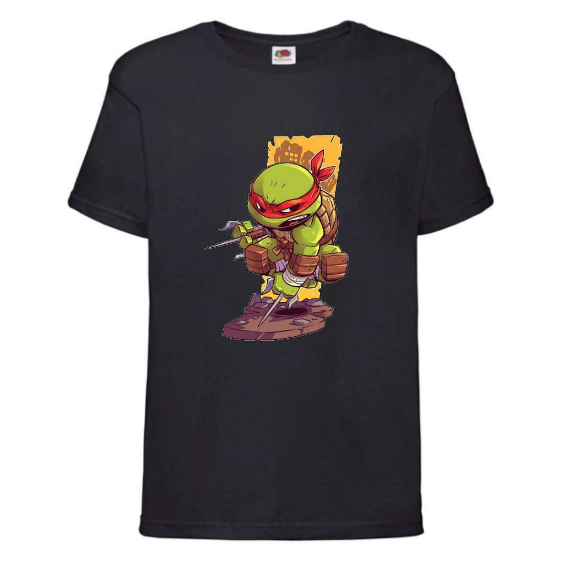 

Футболка детская Черепашки Ниндзя 0016 (Ninja Turtles) черная (NTS blc 0016) 164 см