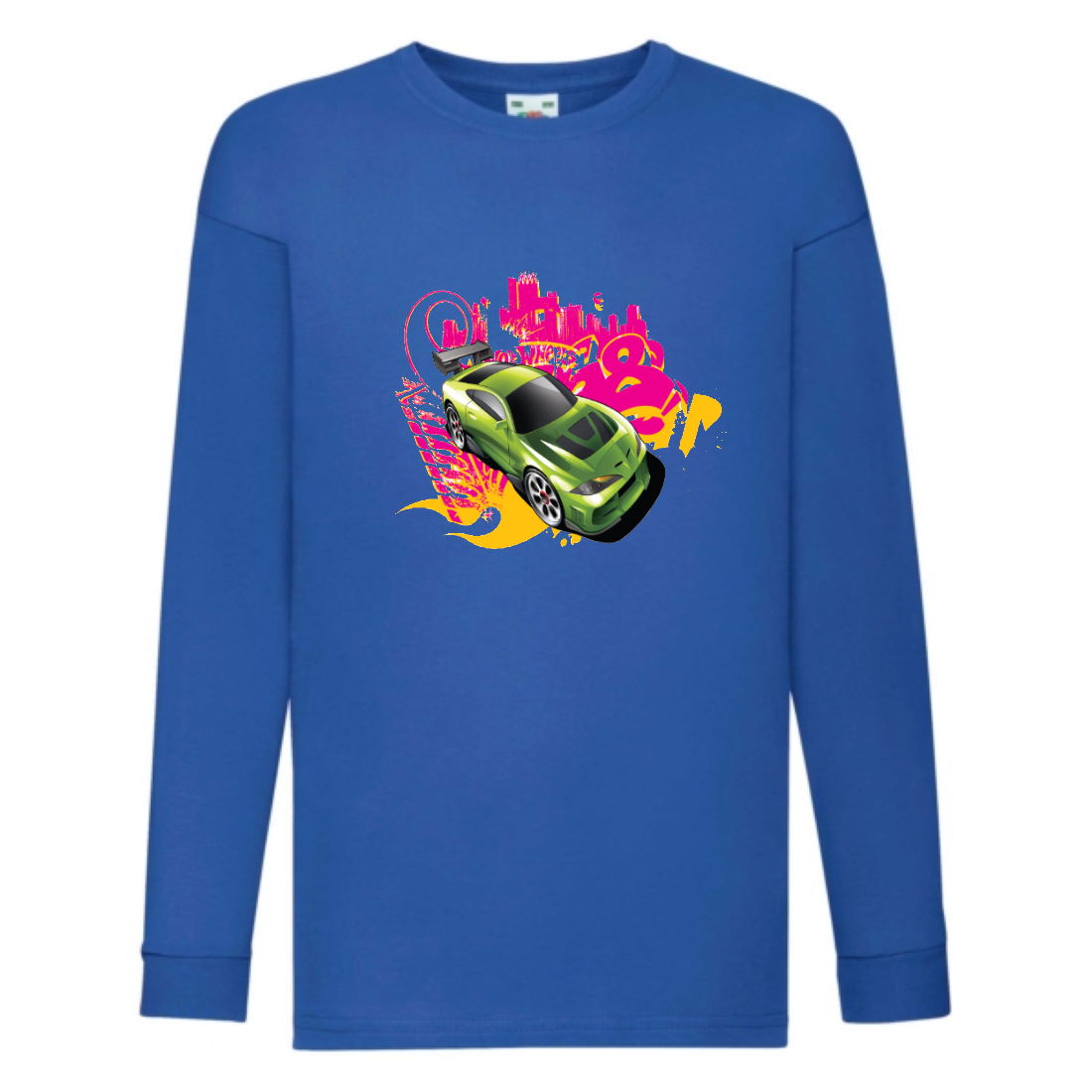

Лонгслив реглан Хот Вилс 006 (HotWheels) синий (HTW blu 006) 128 см