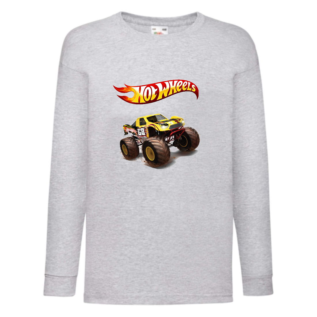 

Лонгслив реглан Хот Вилс 0013 (HotWheels) серый (HTW gry 0013) 164 см