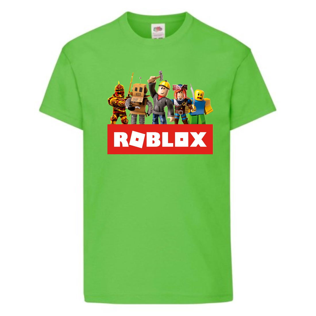 

Футболка детская Роблокс 004 (Roblox) светлозеленая (RB lgrn 004) 104 см