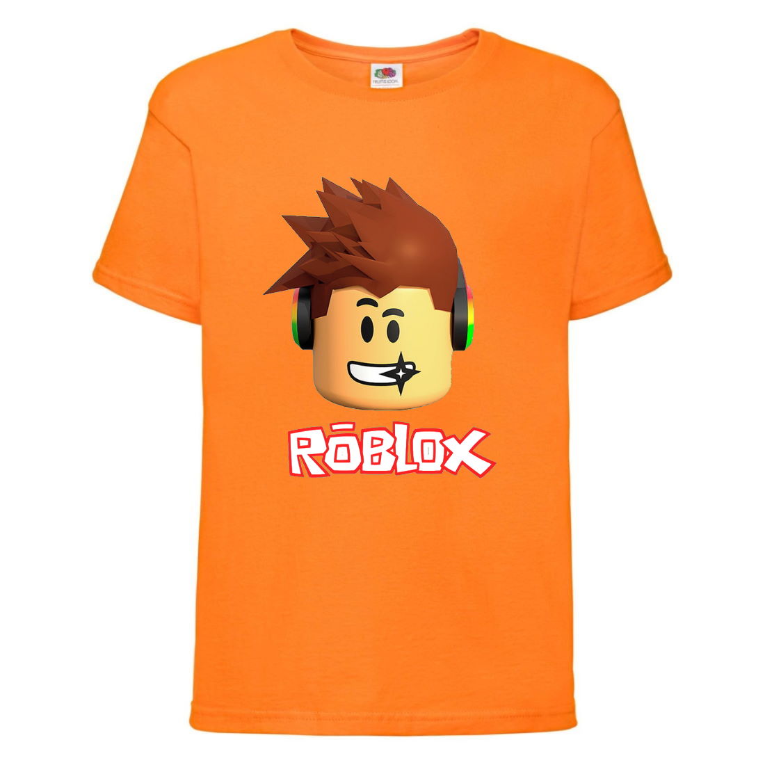 

Футболка детская Роблокс 001 (Roblox) оранжевая (RB orn 001) 140 см