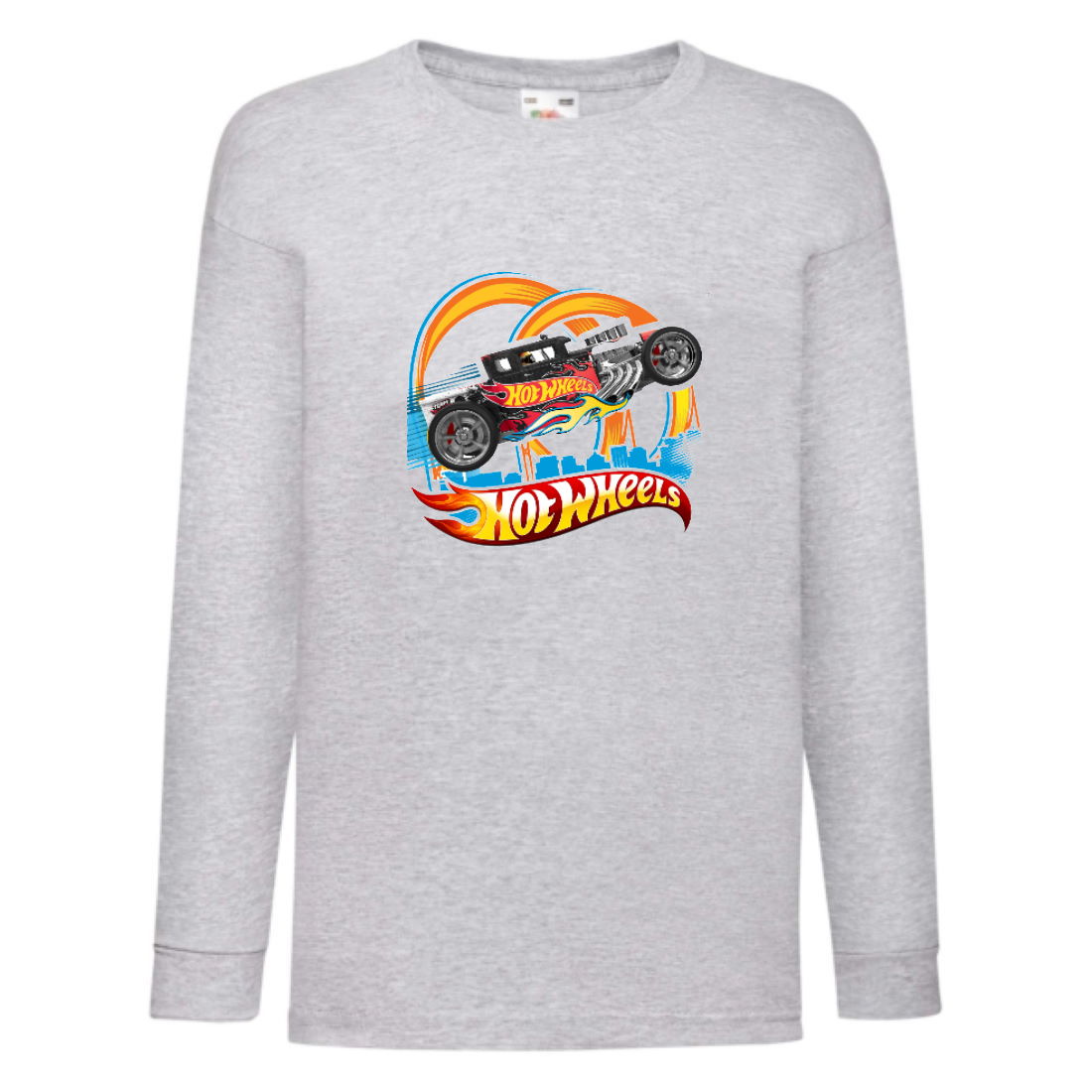 

Лонгслив реглан Хот Вилс 0010 (HotWheels) серый (HTW gry 0010) 128 см