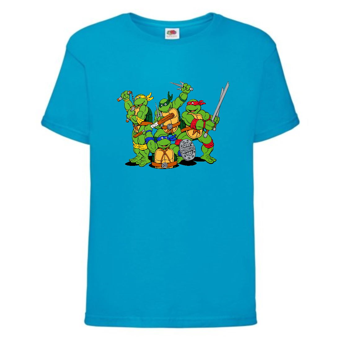 

Футболка детская Черепашки Ниндзя 009 (Ninja Turtles) синяя (NTS blu 009) 164 см