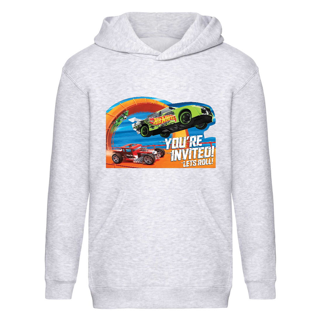 

Худи детская Хот Вилс 0010 (HotWheels) серая (HTW gry 0010) 116 см