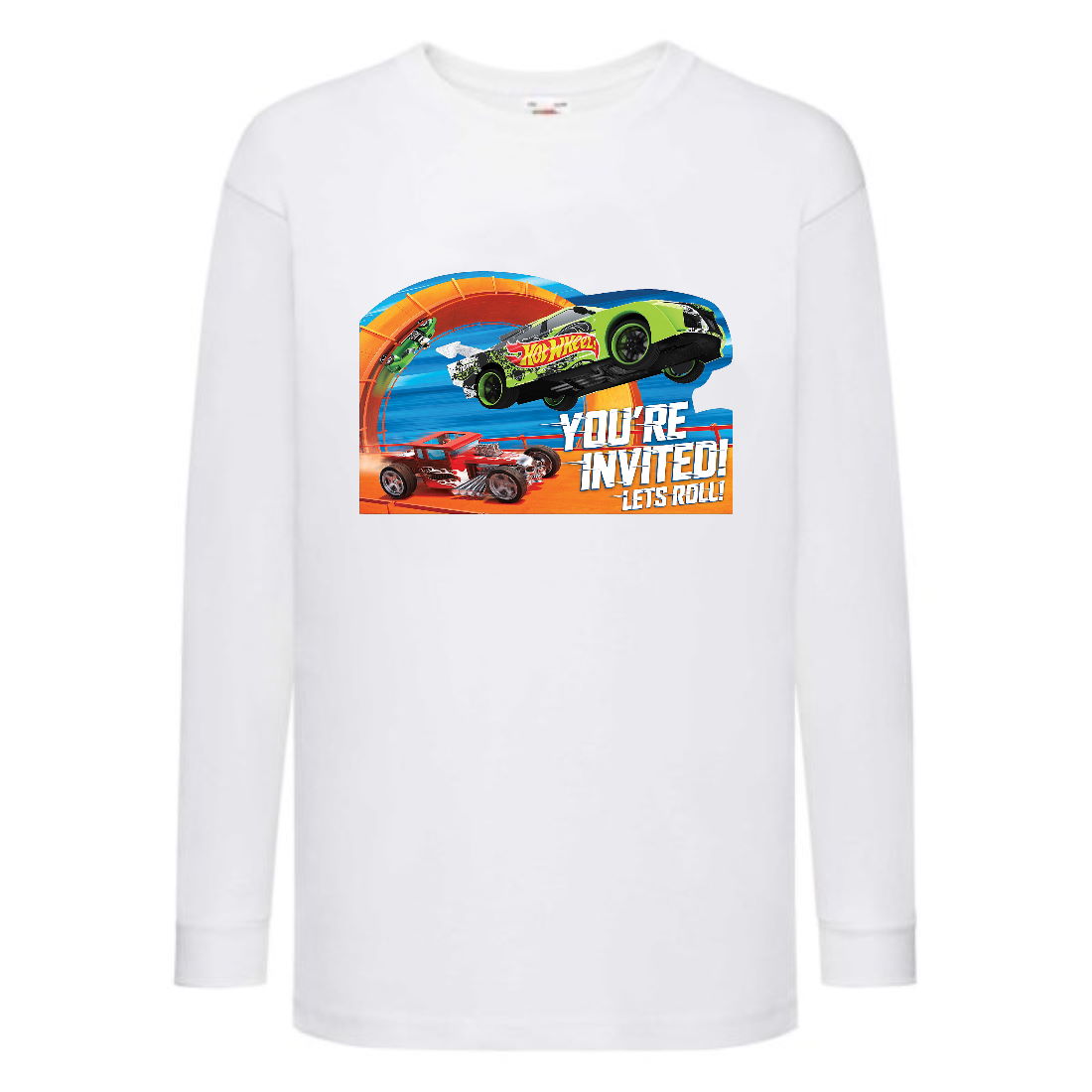 

Лонгслив реглан Хот Вилс 0010 (HotWheels) белый (HTW wh 0010) 128 см