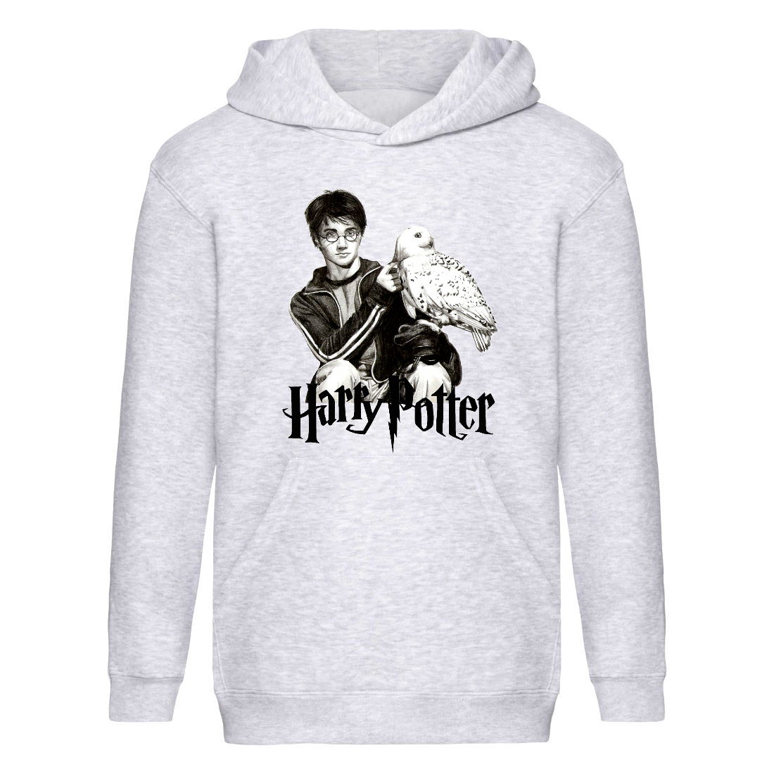 

Худи детская Гарри Поттер 001 (Harry Potter) серая (HPO gry 001) 116 см