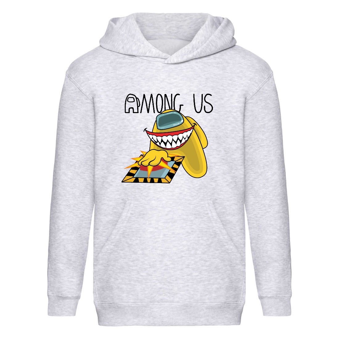 

Худи детская Амонг ас 02 (Among us) серая (AMU gry 02) 152 см