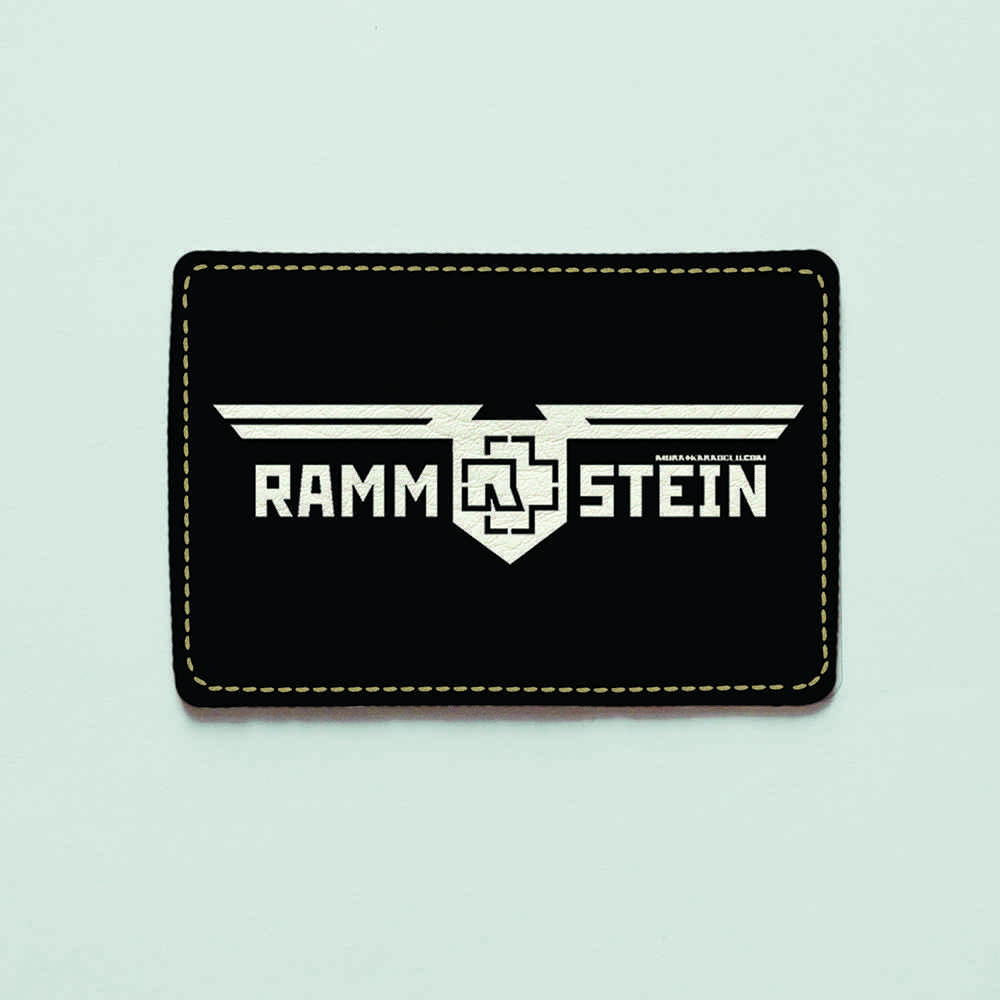 

Картхолдер Fisher Gifts Uno 830 Rammstein logo white экокожа