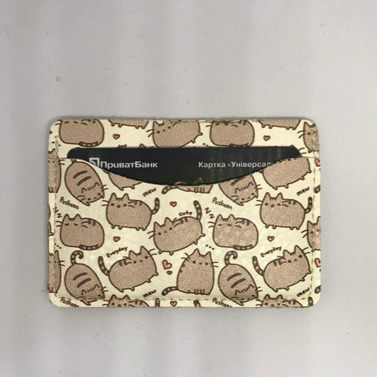 

Картхолдер Fisher Gifts Tre 195 Толстые коты фон экокожа