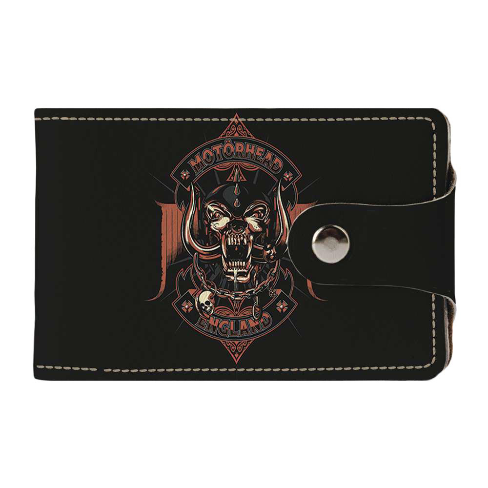 

Визитница Fisher Gifts Duo 850 Logo Motorhead красный экокожа