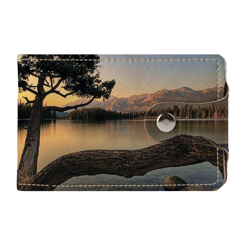 

Визитница Fisher Gifts Duo 382 Горная природа экокожа