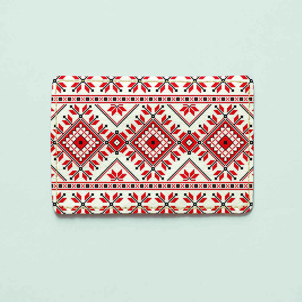 

Картхолдер Fisher Gifts Uno 871 Орнамент Буковыны экокожа