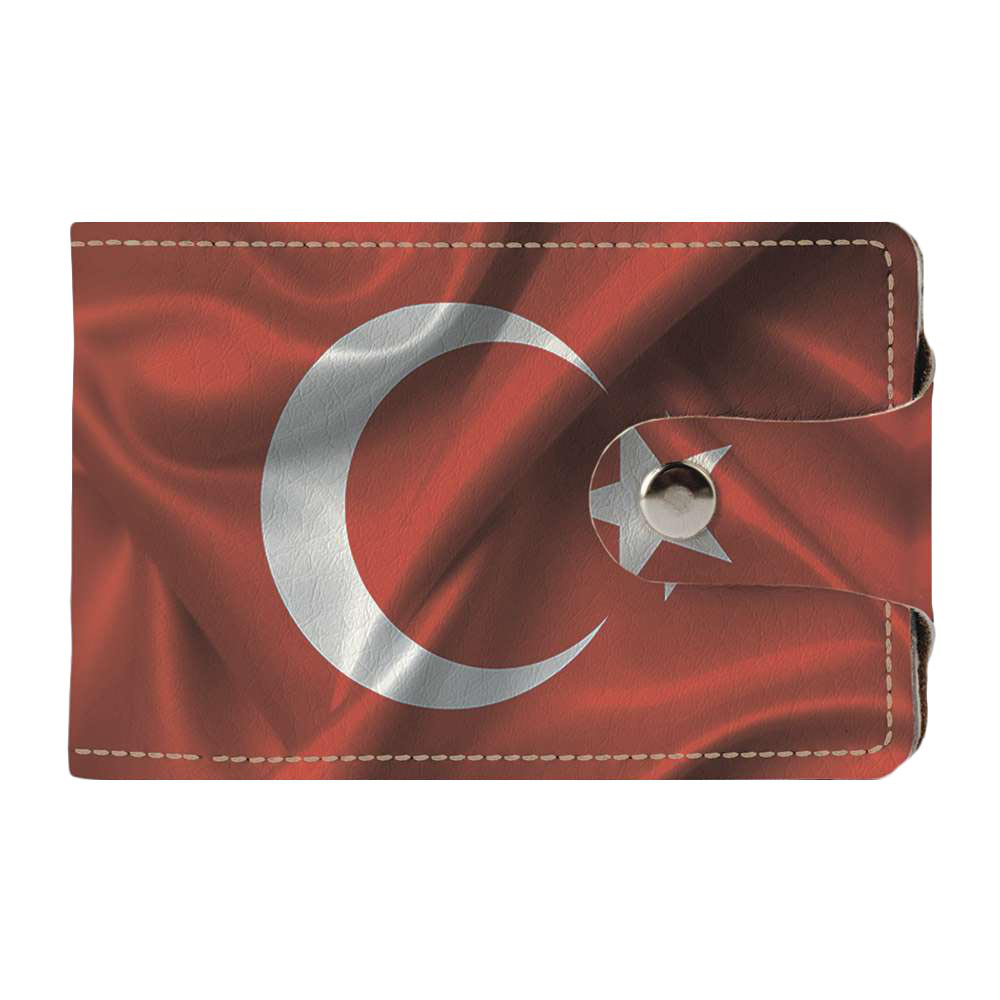 

Визитница Fisher Gifts Duo 995 Флаг Турции на ветру экокожа