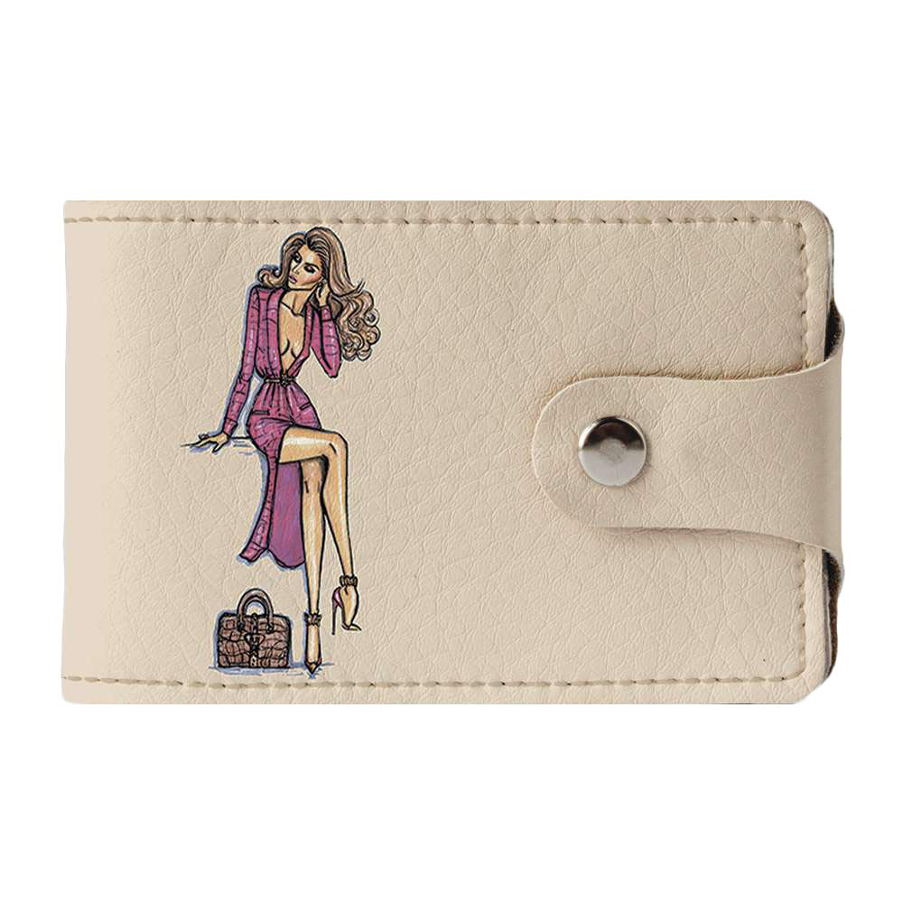 

Визитница Fisher Gifts Duo 163 Девушка VOGUE 15 экокожа