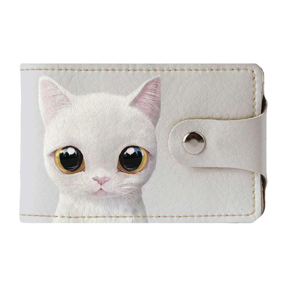 

Визитница Fisher Gifts Duo 785 Кошка Снежинка экокожа
