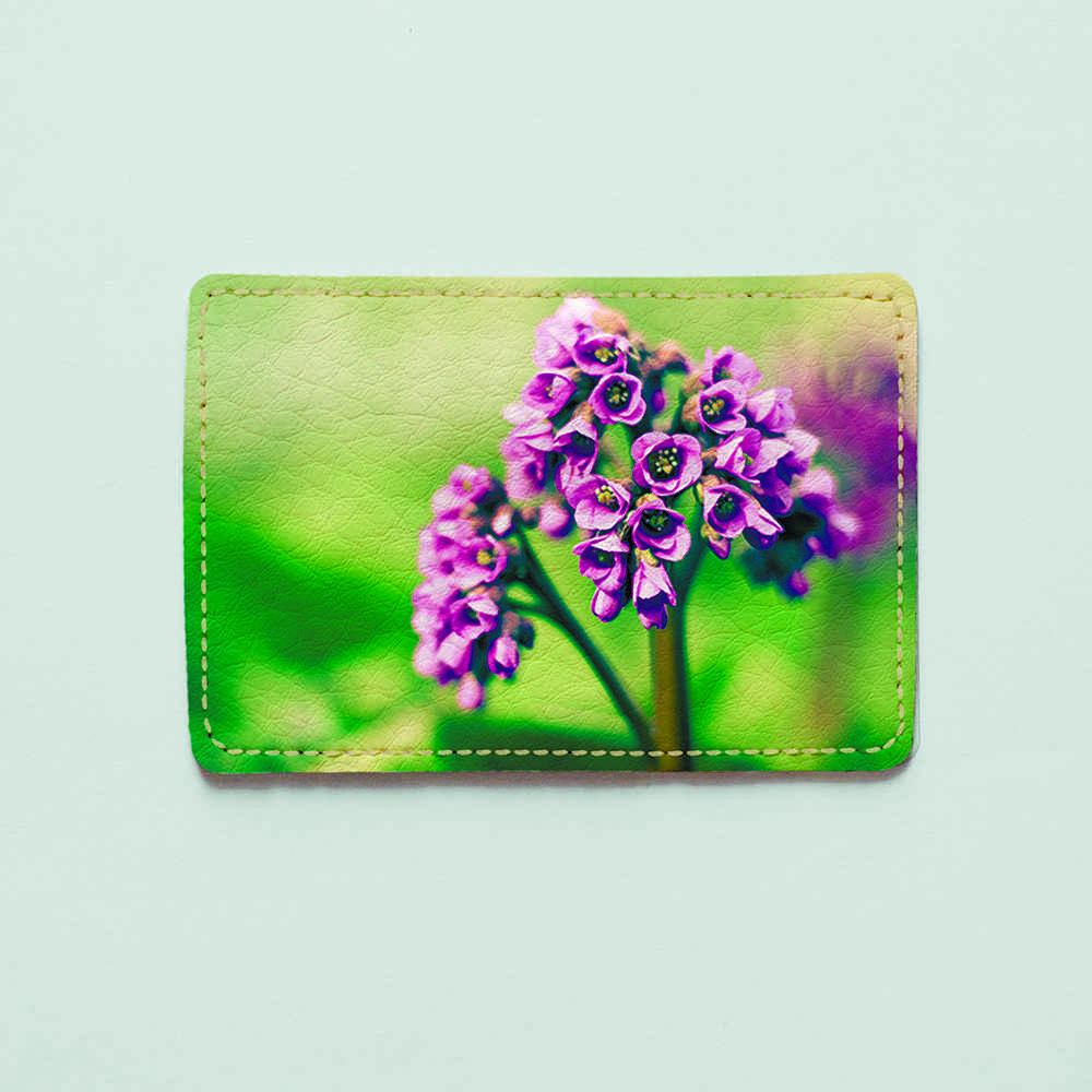 

Картхолдер Fisher Gifts Uno 249 Фиолетовые бутончики экокожа