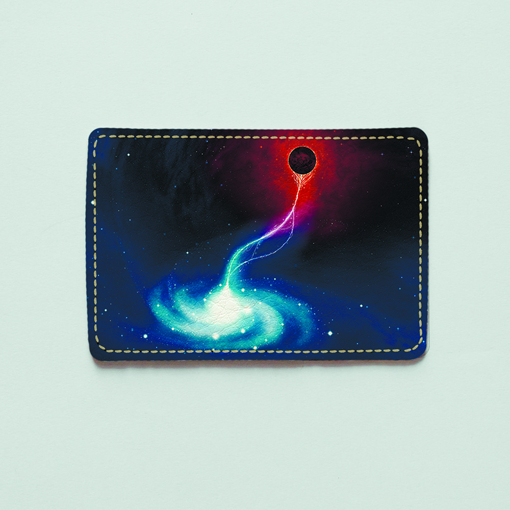 

Картхолдер Fisher Gifts Uno 529 Черная дыра экокожа