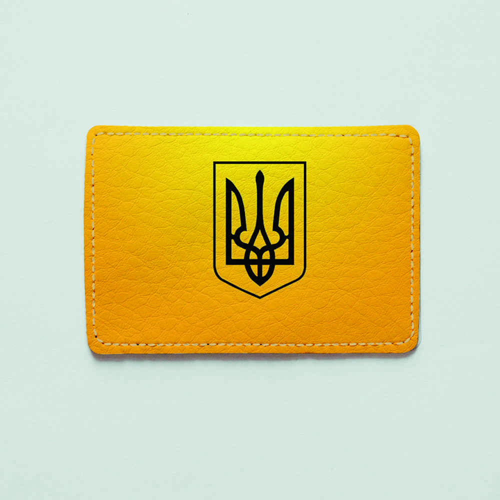 

Картхолдер Fisher Gifts Uno 878 Тризуб на жёлтом фоне экокожа